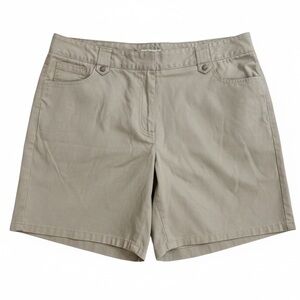 𝅺SIZE 18W Plus Size Lady’s Khaki Shorts, EUC